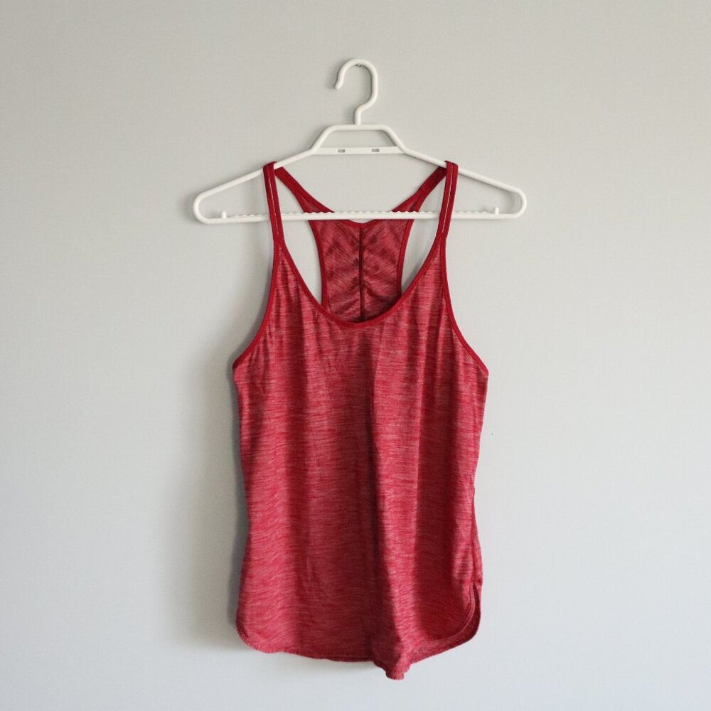 Lululemon Women's Sz‎ 0 Pink What The Sport Singlet II Activewear Slim Tank Top